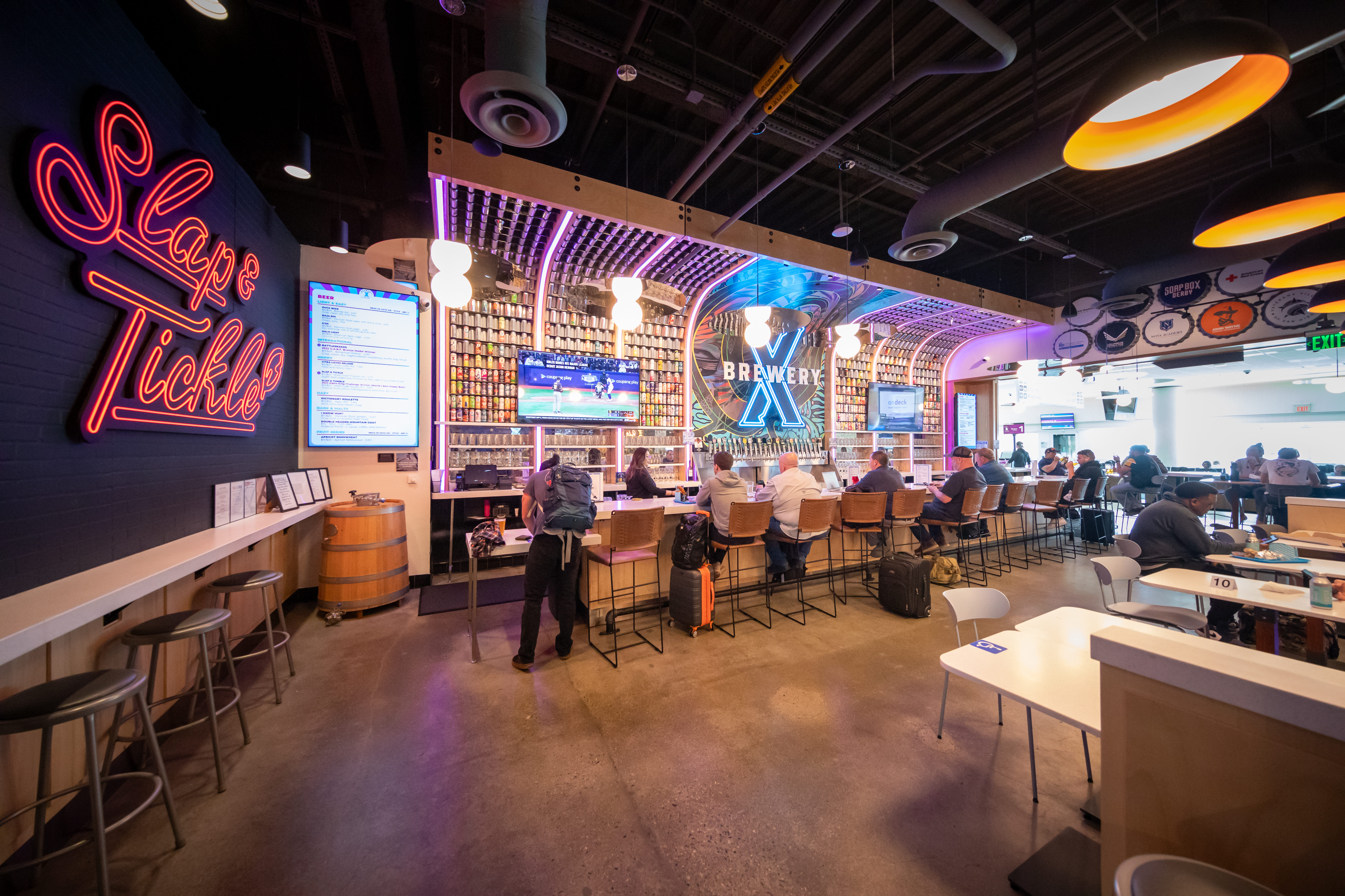 Brewery X Restaurant with patrons photo