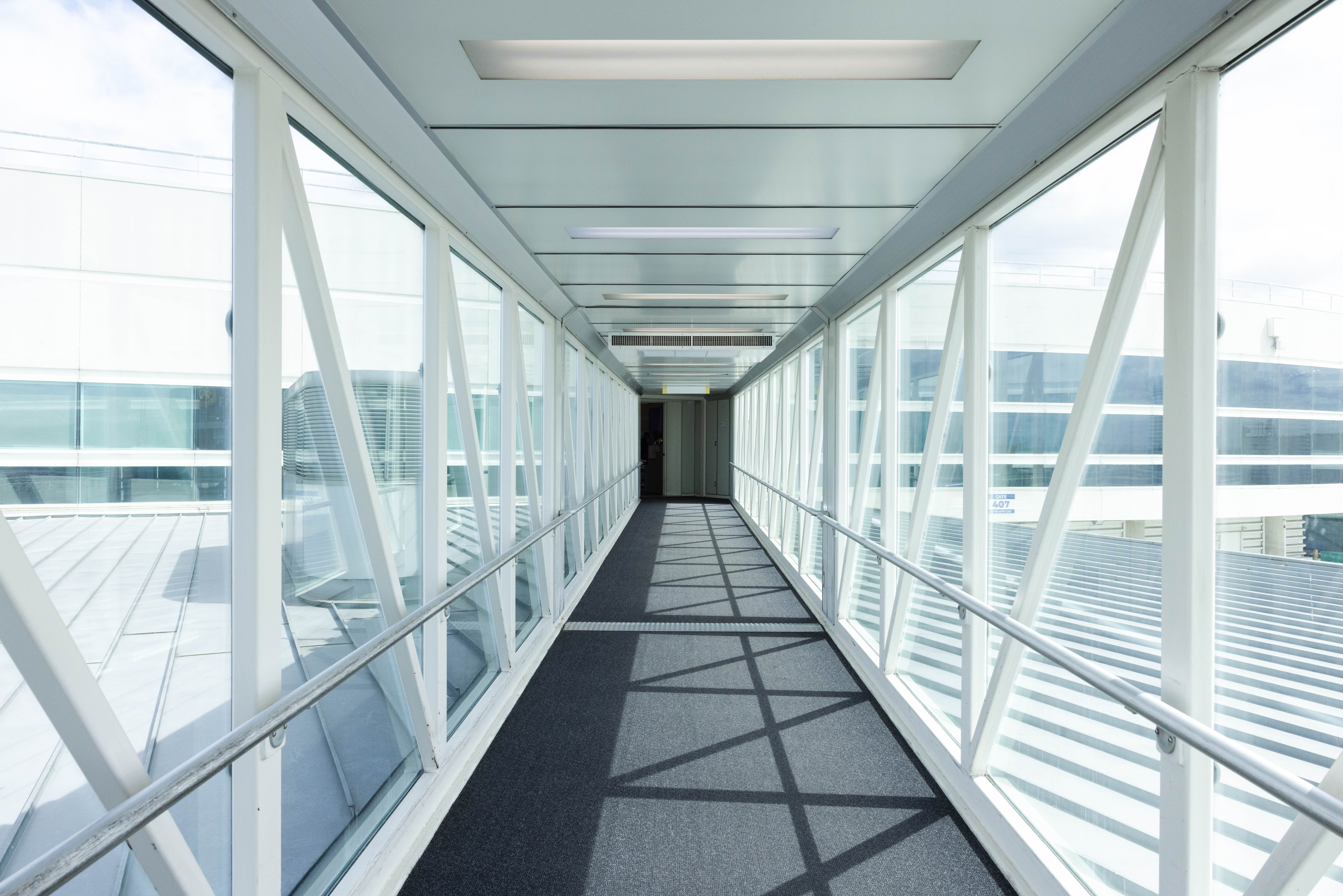 Passenger Bridge to Airplane