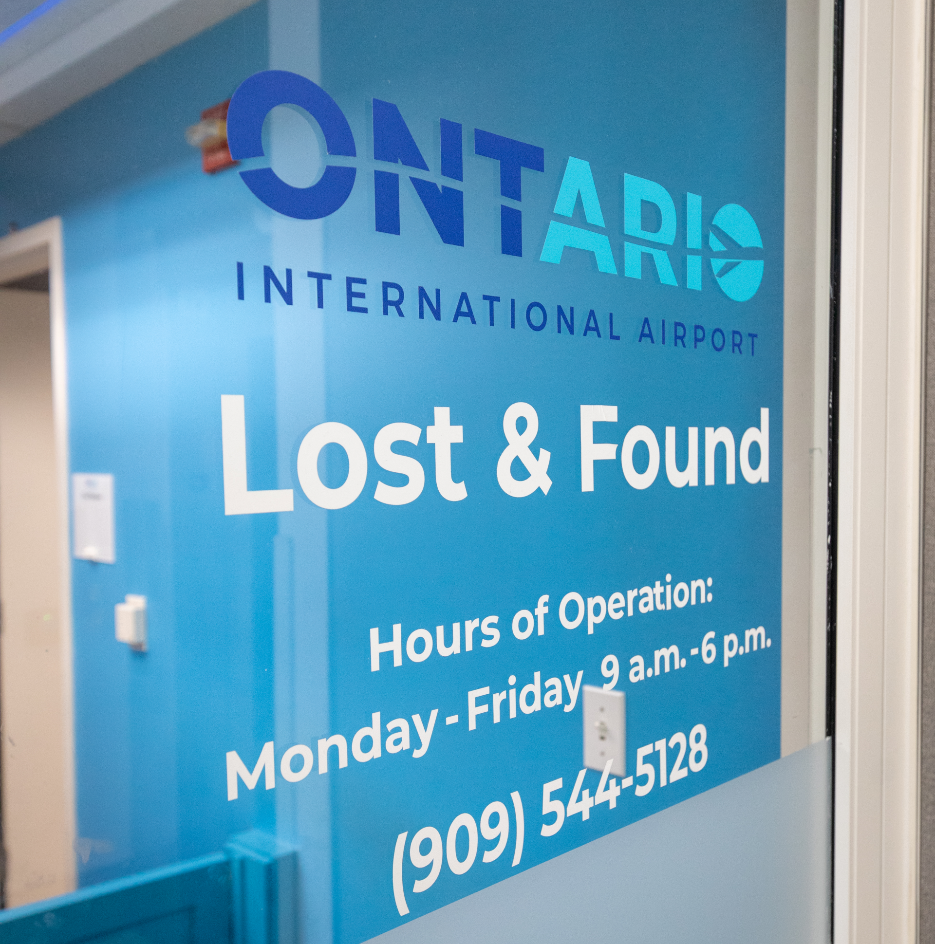 ONT Lost and Found entrance to the offce